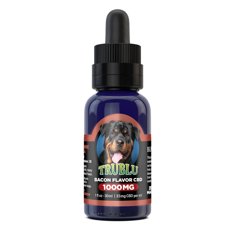 TruBlu Bacon CBD Dog Tincture 500mg  The Naturals Healthy Lifestyles and  Beyond