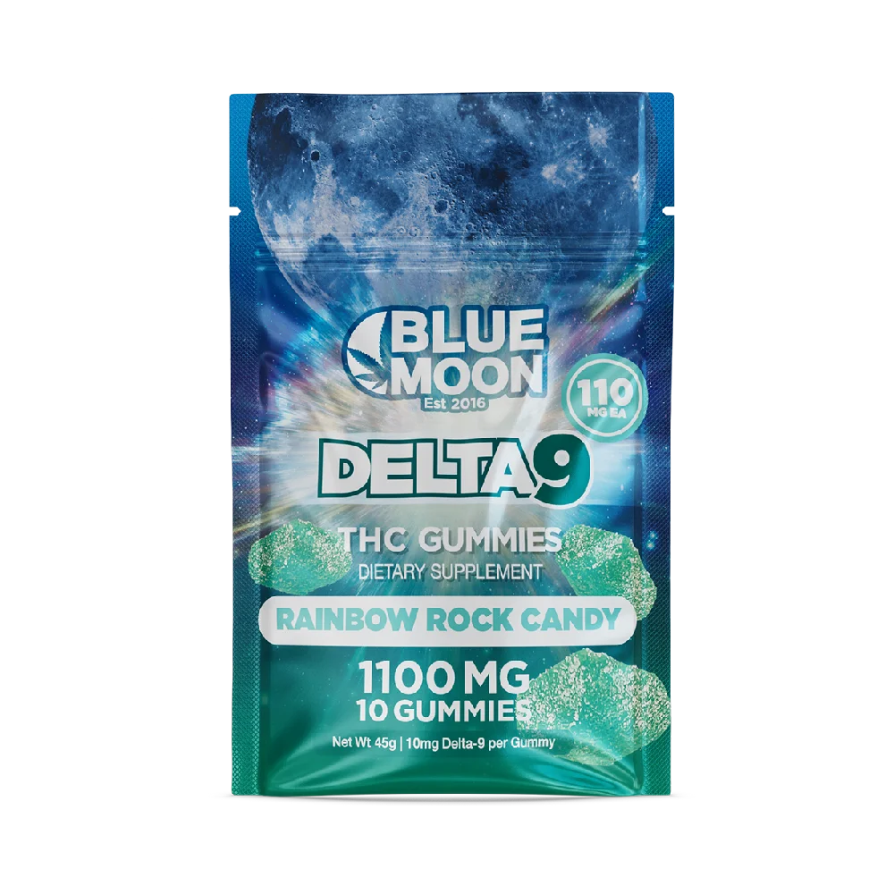 Delta 9 Rainbow Rock Candy Gummies - Image 1