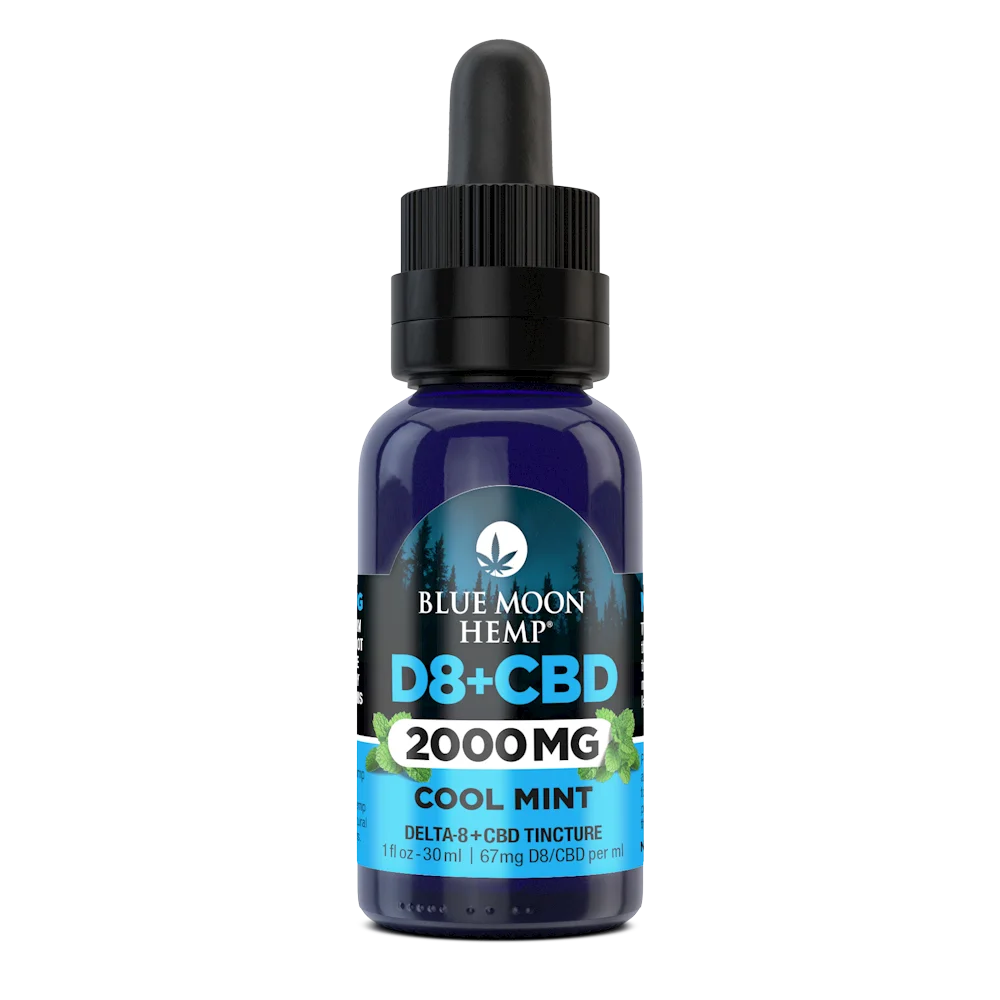 D8 & CBD Tincture Cool Mint - Image 1