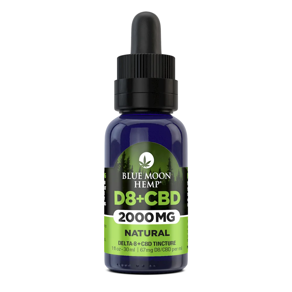 D8 & CBD Tincture Natural - Image 1