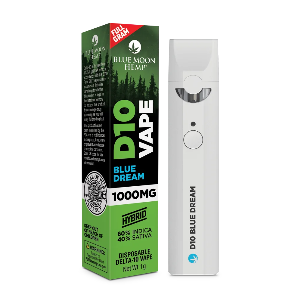 Delta 10 Disposable Vape Blue Dream - Image 1