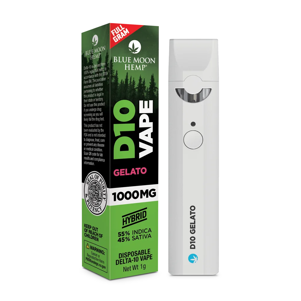 Delta 10 Disposable Vape Gelato - Image 1