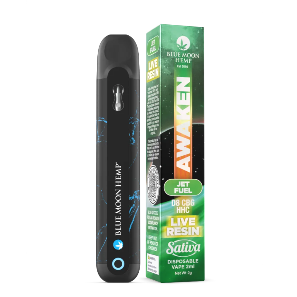 Awaken Blend Jet Fuel Live Resin 2G Disposable Vape - Image 1
