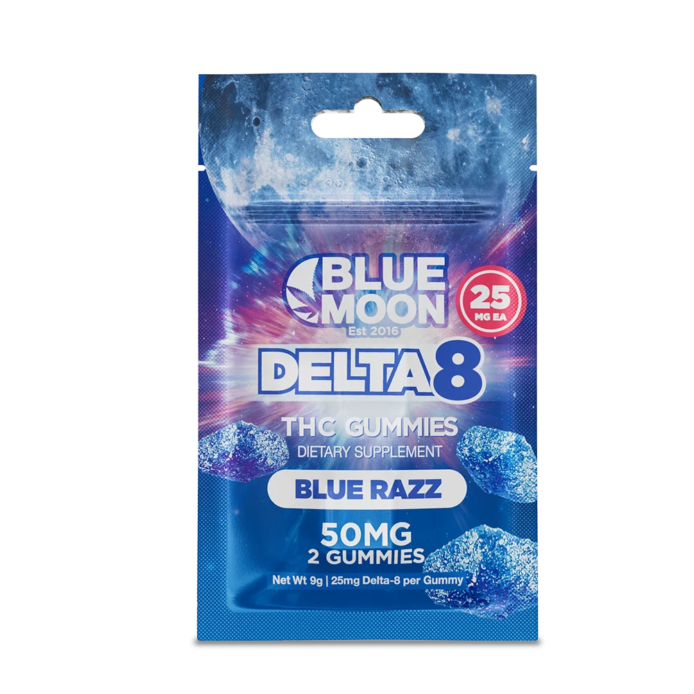25MG D8 Blue Razz 2PK