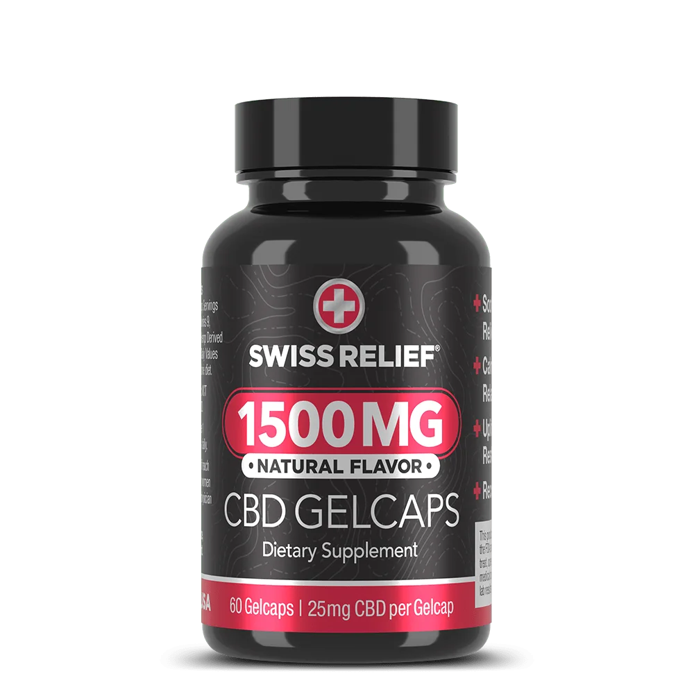 CBD Gel Caps 1500mg - Image 1